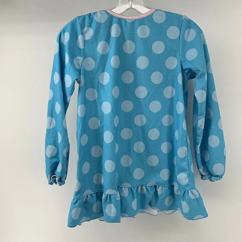 Carters Super Comfy Blue Polka Dot Pajama Top 12